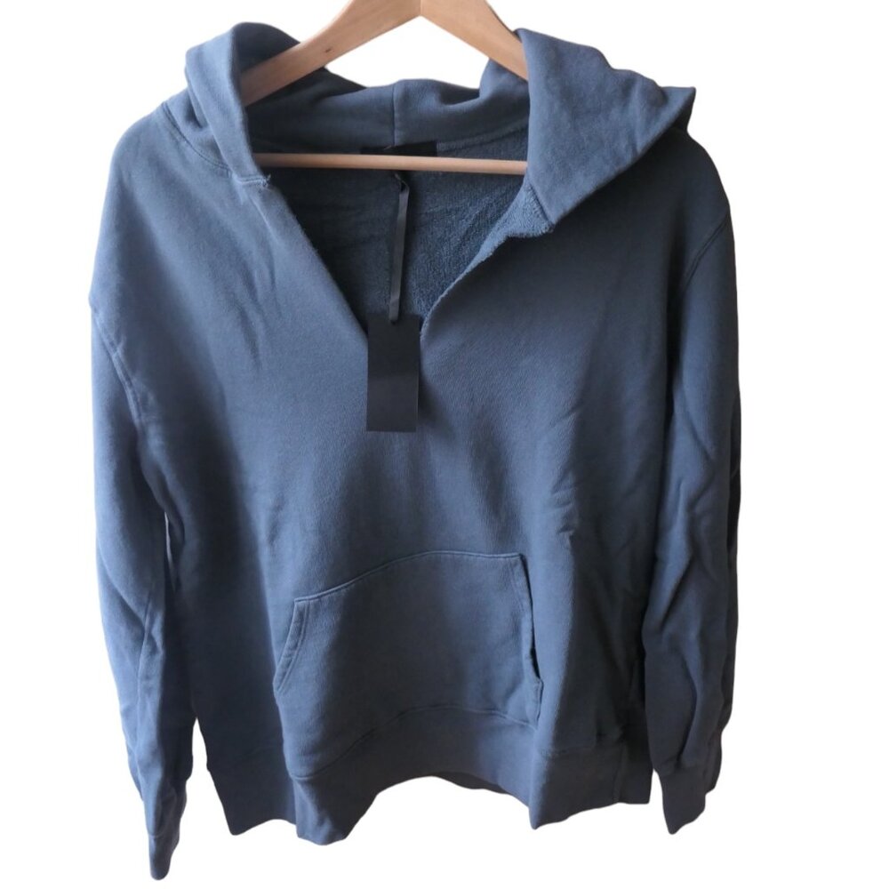 h:ours - Women midnight grey slouchy Hoodie- Size: XS-NWT